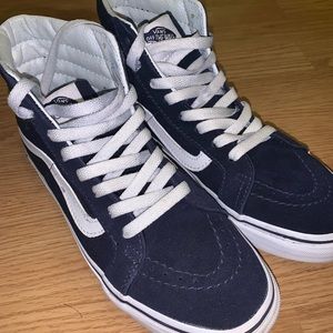 Blue Hi top Vans